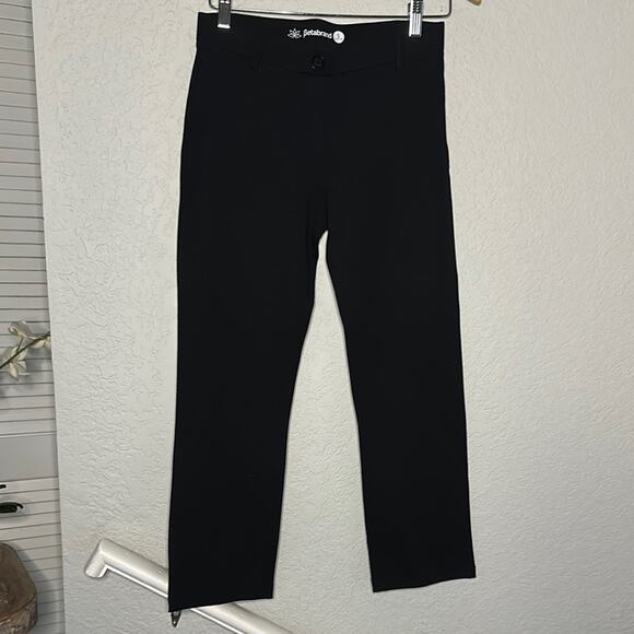 NEW Betabrand Black Dress Pants Small Petite Office Capsule w0076 Yoga Straight - Picture 1 of 5